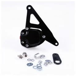 GMA 200E Front Single Disc Brake Caliper And Bracket For FX & Sportster 1974-77 Smooth Black