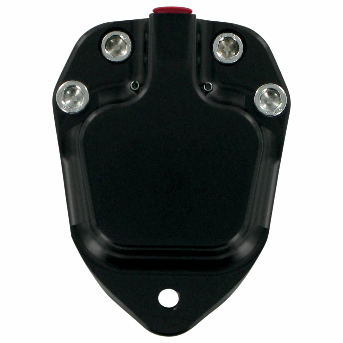 GMA 200E Front Single Disc Brake Caliper And Bracket For FX & Sportster 1974-77 Smooth Black - Image 3