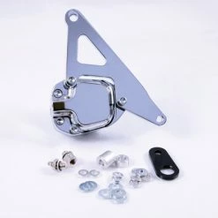 GMA 200E Front Single Disc Brake And Bracket FX & Sportster Models 1974-E77 Smooth Chrome