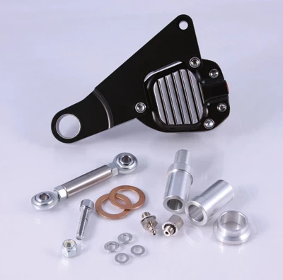 GMA 200P Front Single Disc, Fits Paughco Brand Wide Springer Front Ends Classic Black