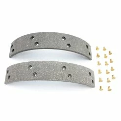 V-Twin Manufacturing Rear Brake Lining With Rivets