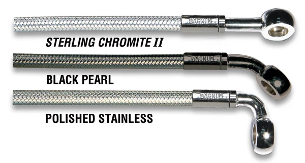 Magnum Designer Black Pearl Dual Disc Lower Brake Line Kit - Image 2