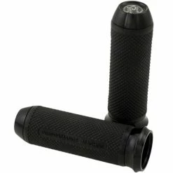 Performance Machine Black Elite Renthal-Wrapped Grip Set