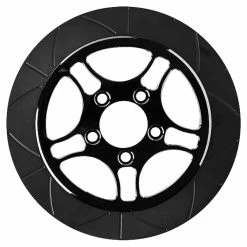 Lyndall Racing Brakes Lyndall Brakes Smooth Triangulum 11.5 Front Black Rotor