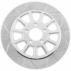 Lyndall Racing Brakes Lyndall Brakes Smooth 11-Spoke 11.8 Front Chrome Rotor