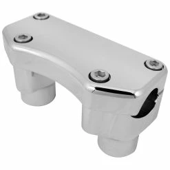 Biker's Choice Fat Risers With Top Clamp 1-1/2" For 1" Bars Chrome