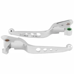 Biker's Choice 4 Hole Lever Set Chrome