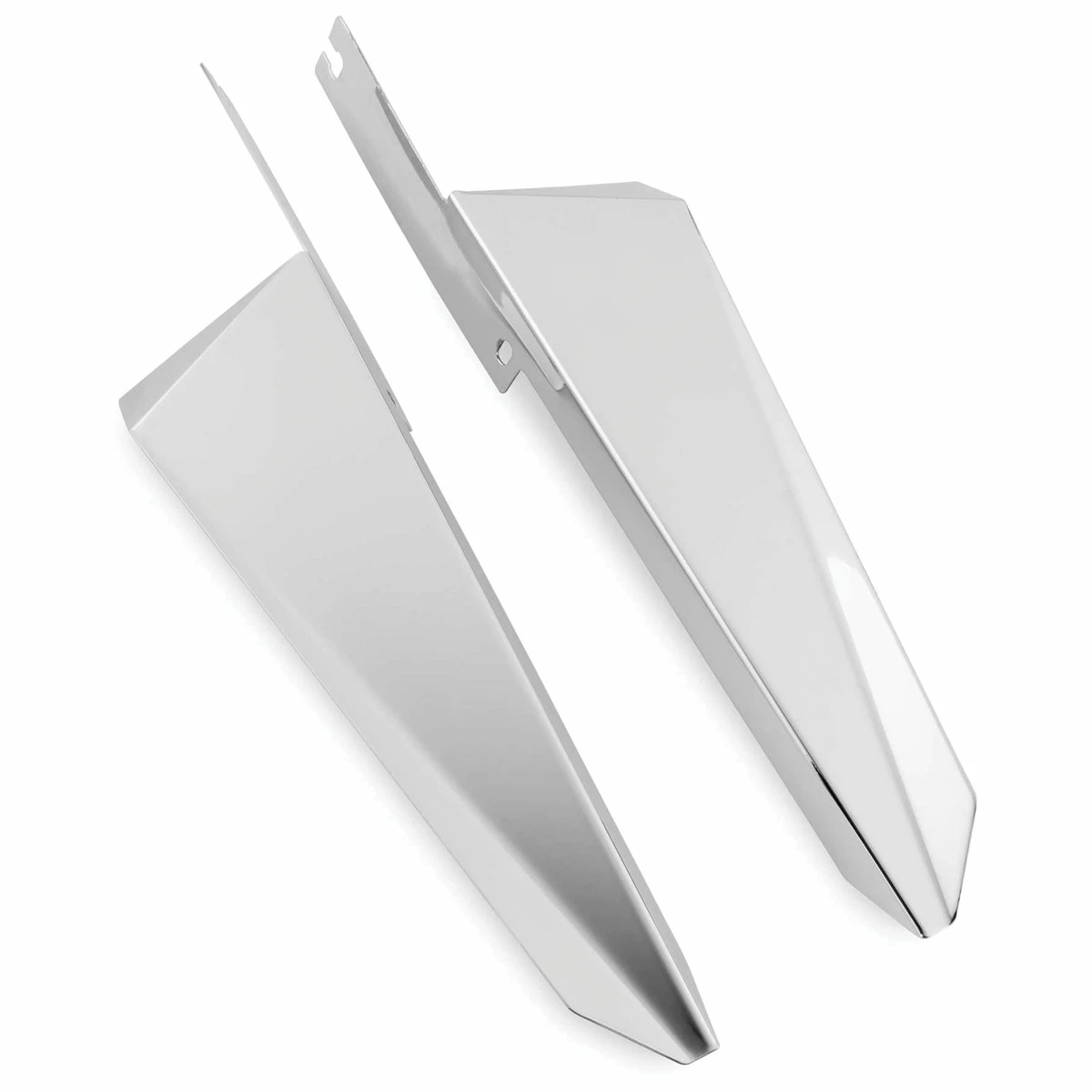 Biker's Choice Chrome Fork Wind Deflector