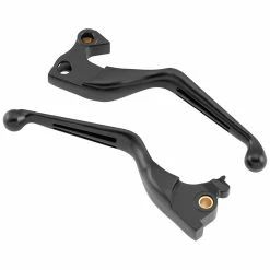 Biker's Choice Black Slotted Lever Set