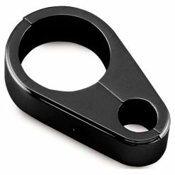 Biker's Choice Single Throttle Cable Clamp Black