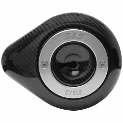 S&S Cycle Stealth Teardrop Air Cleaner Cover Carbon Fiber