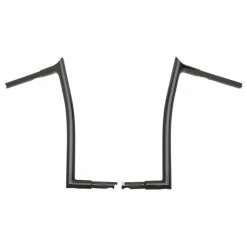 FBI Fat Baggers 1-1/4" Black EZ Install Pointed Top Handlebar
