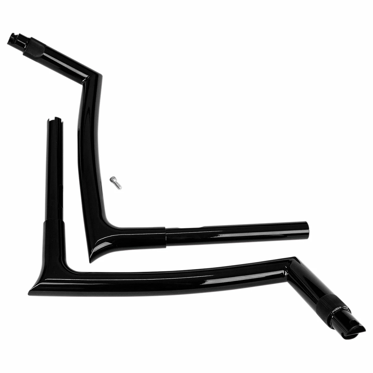 FBI Fat Baggers 1-1/4" Black EZ Install Pointed Top Handlebar - Image 2