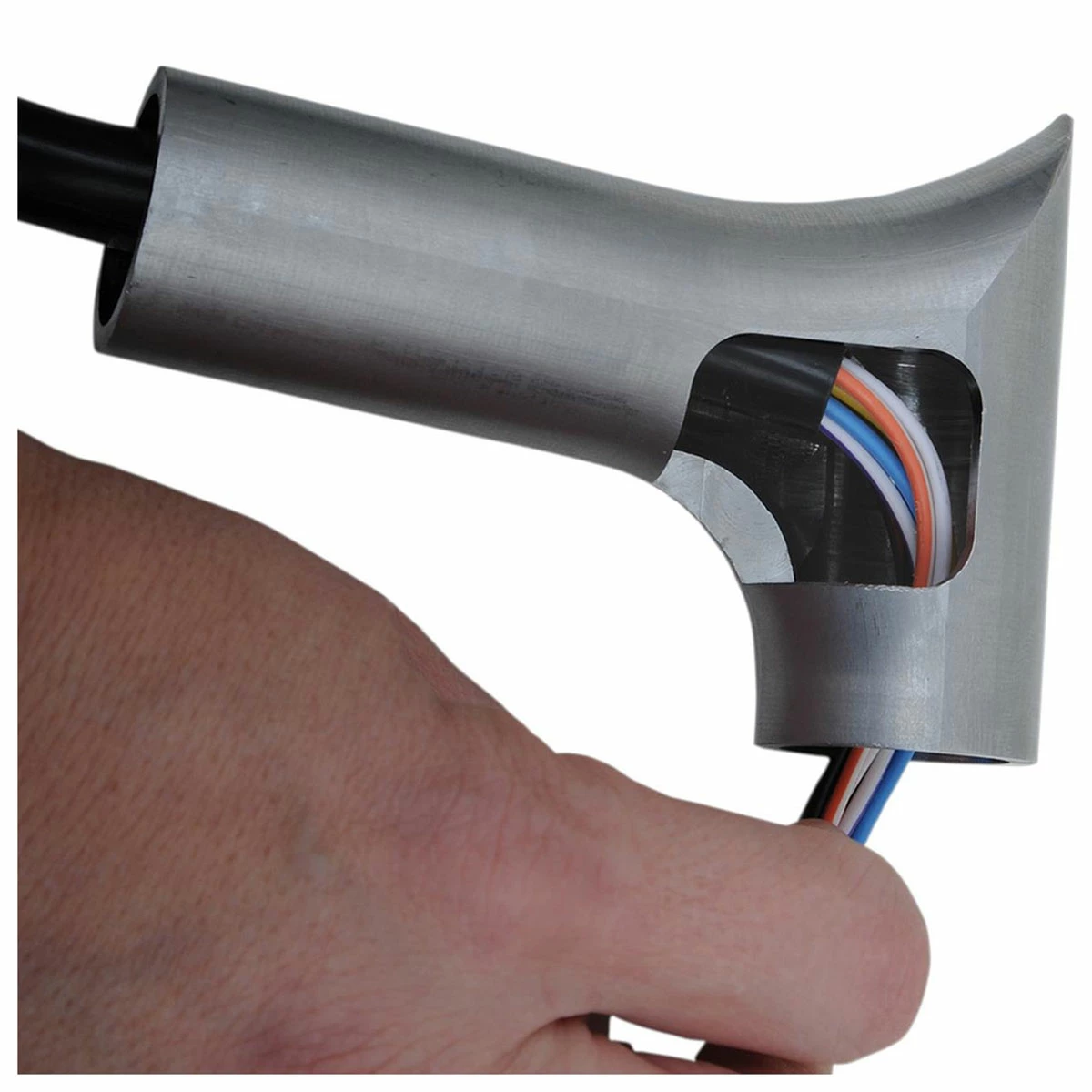 FBI Fat Baggers 1-1/4" Black EZ Install Pointed Top Handlebar - Image 8