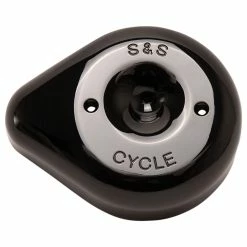 S&S Cycle Teardrop Gloss Black Cover For Stealth Air Cleaner