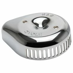 S&S Cycle Teardrop Slasher Chrome Cover For Stealth Air Cleaner