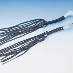 Show Chrome Accessories Leather Lever Fringe