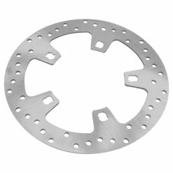 Biker's Choice Drilled Front Brake Rotor Polished