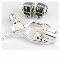 V-Twin Manufacturing Handlebar Control Kit Chrome