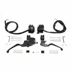 V-Twin Manufacturing Handlebar Control Kit Black