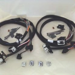 V-Twin Manufacturing Chrome Handlebar Switch Set With Wiring