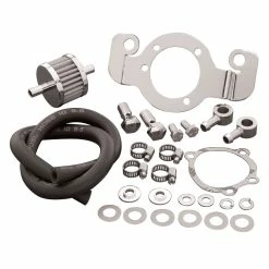 Biker's Choice Support Bracket And Crankcase Breather Kit