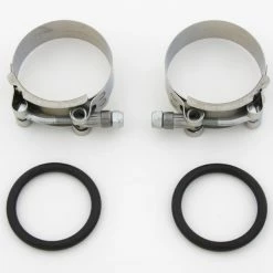 J&P Cycles Heavy-duty Stainless Steel Intake Clamps