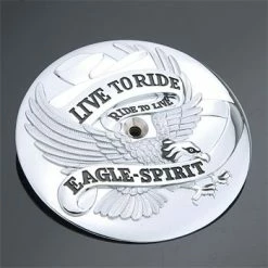 J&P Cycles Live To Ride Ride To Live Eagle-Spirit Air Cleaner Insert