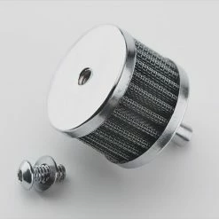 J&P Cycles Chrome Crankcase Breather