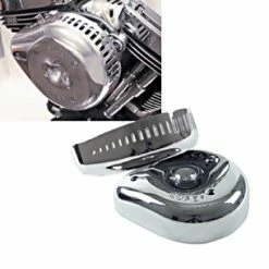 S&S Cycle Slasher Chrome Air Cleaner Cover