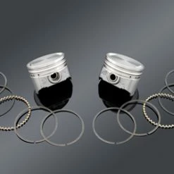 Keith Black Flat Top Piston Kit, 3.875" Bore, 9.3:1