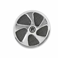 Performance Machine Element Faceplate For SuperGas Air Cleaner Chrome