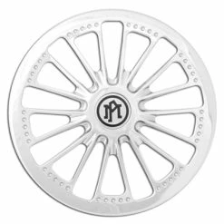 Performance Machine Domino Faceplate For SuperGas Air Cleaner Chrome