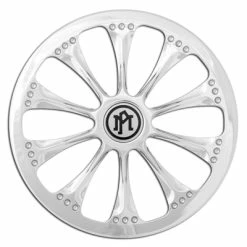 Performance Machine Hooligan Faceplate For SuperGas Air Cleaner Chrome