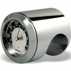 Marlins Genuine Accessories Marlin's Talon 1-1/4" Black/Silver Horseshoe Face Thermometer