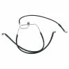 Drag Specialties +10" Extended Black Vinyl-Coated Front Brake Line Kit