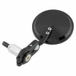 BikeMaster DC Folding Bar End Black Mirror