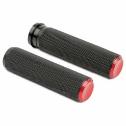 Arlen Ness Anodized Red Knurled Grips