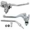 American Prime Manufacturing Inc. 11/16" Bore Chrome Handlebars Control Kit For 1" Handlebars