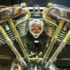 Old-Stf Brass Oil Line Kit For Shovelhead