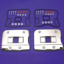 V-Twin Manufacturing Chrome Top Rocker Box Cover Set
