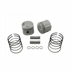 Eastern Motorcycle Parts Replacement Piston Kit, 3.437" Bore, 8.5:1
