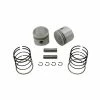 V-Twin Manufacturing Low Compression Piston Kit, 3.447" Bore, 7.5:1