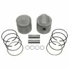 V-Twin Manufacturing Low Compression Piston Kit, 3.467" Bore, 7.5:1