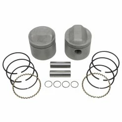 V-Twin Manufacturing Low Compression Piston Kit, 3.467" Bore, 7.5:1