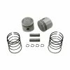 V-Twin Manufacturing Low Compression Piston Kit, 3.477" Bore, 7.5:1