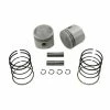 V-Twin Manufacturing Low Compression Piston Kit, 3.487" Bore, 7.5:1