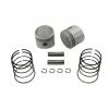 V-Twin Manufacturing Low Compression Piston Kit, 3.497" Bore, 7.5:1