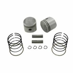 V-Twin Manufacturing Low Compression Piston Kit, 3.497" Bore, 7.5:1
