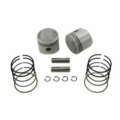 V-Twin Manufacturing Low Compression Piston Kit, 3.507" Bore, 7.5:1
